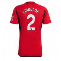 Manchester United Victor Lindelof #2 Hjemmedrakt 2023-24 Kortermet